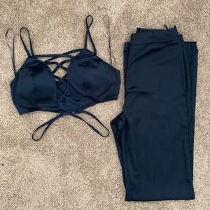 High waisted pants Suit